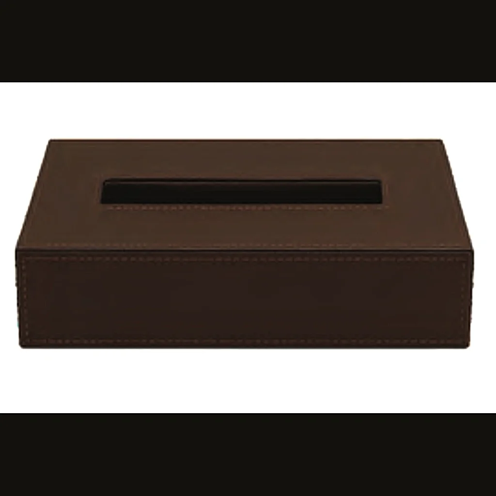 Rectangle Leatherette Tissue Box