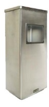 Lobby Dustbin — SS, L250×W250×H600mm
