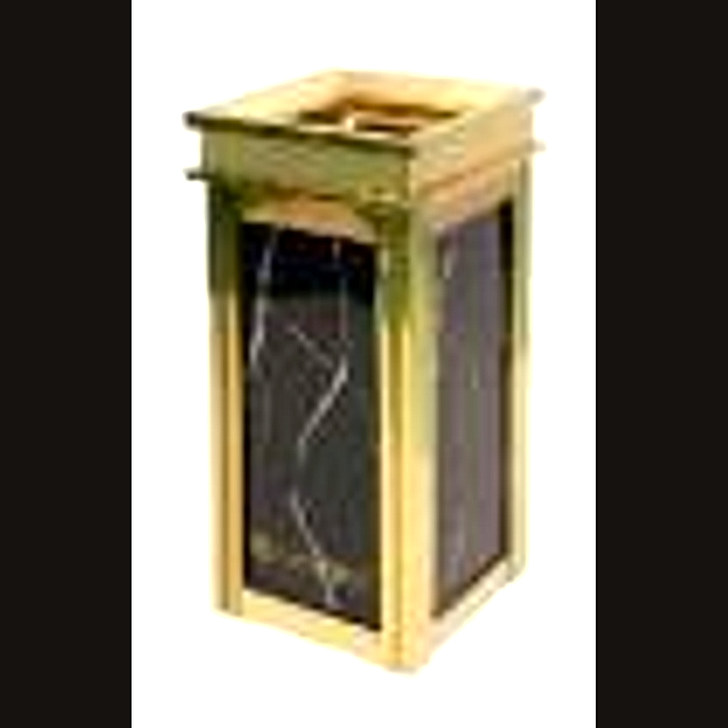 Lobby Dustbin — SS Swing Lid, 14×28 inches