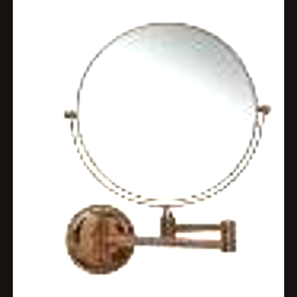 LED Magnifying Mirror — 8 Inch, Matte Black