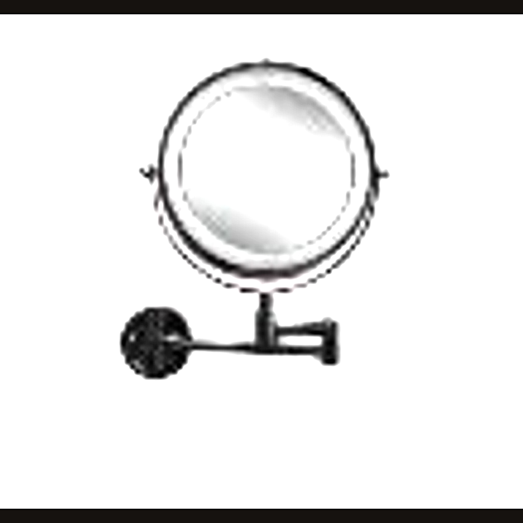 Magnifying Mirror — 8 Inch, Matte Black
